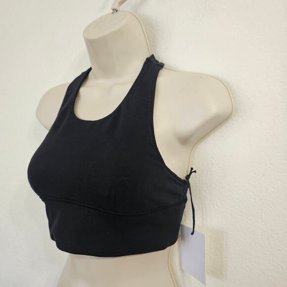 ITALIC Racerback Sports Bra in Black Size XS NWT - Picture 3 of 8